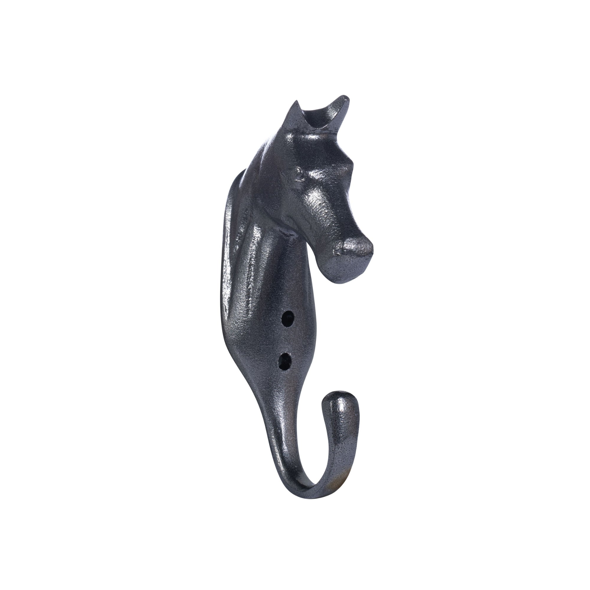 Trensenhalter "Pferdekopf" aus Aluminium