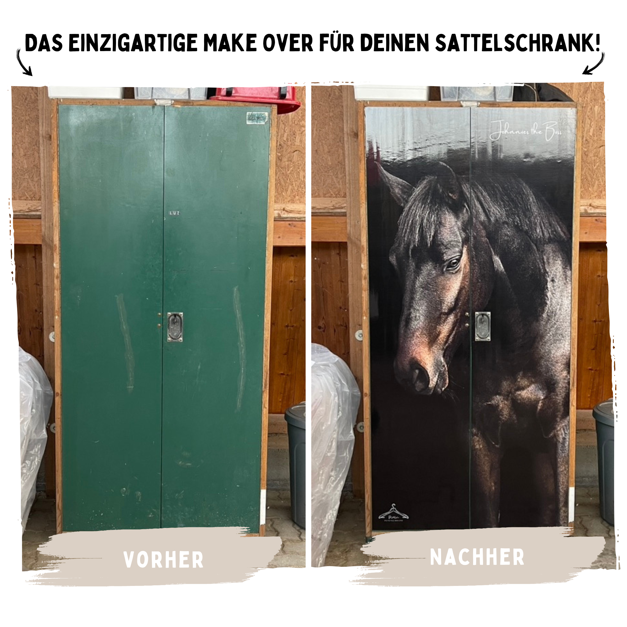 Sattelschrank Folie "Marmor weiß"