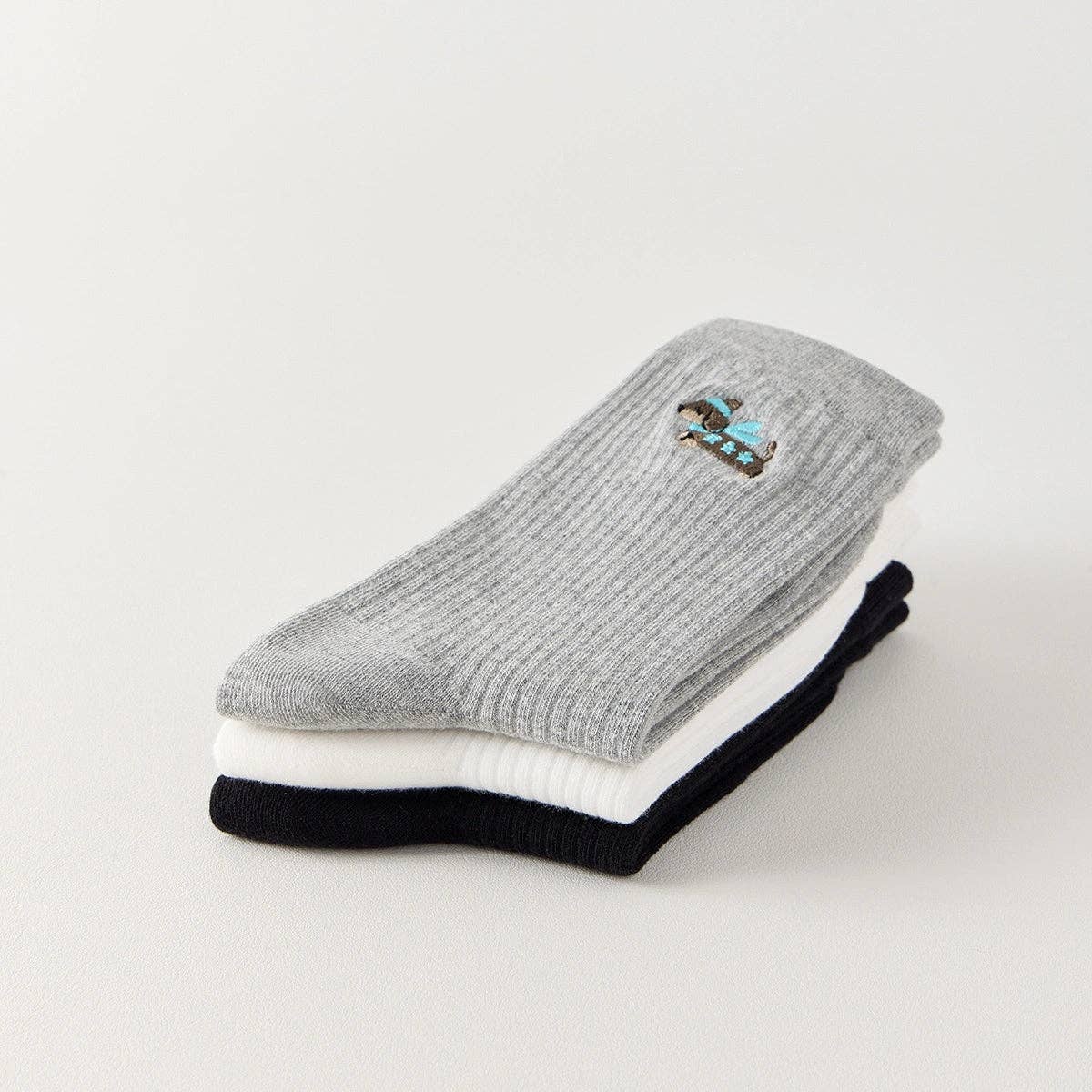 🐶 Sausage Dog Love – 3er Socken-Set