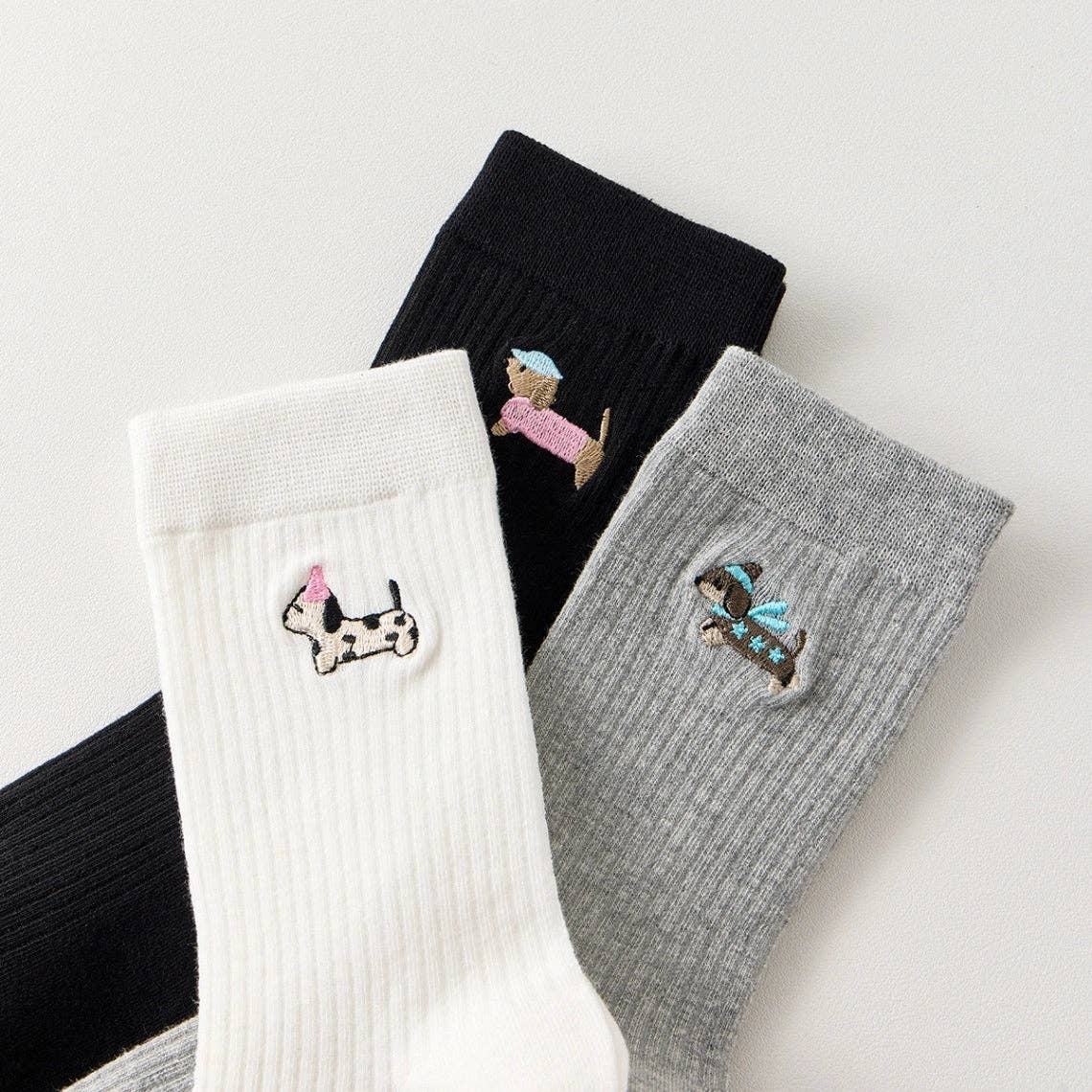 🐶 Sausage Dog Love – 3er Socken-Set