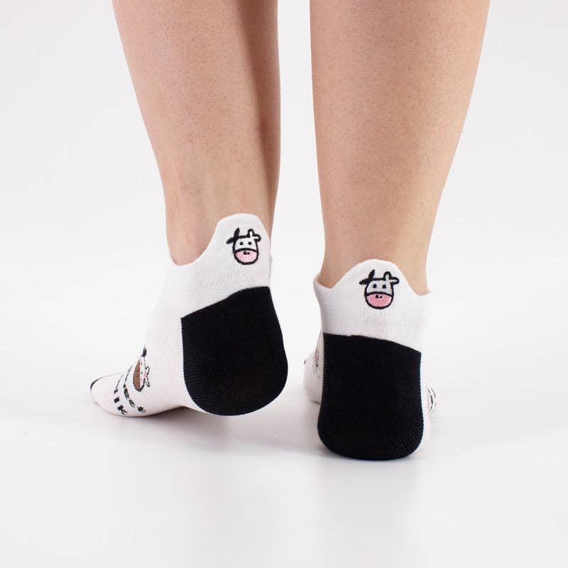 🐮 Cow Love – Sneaker-Socken