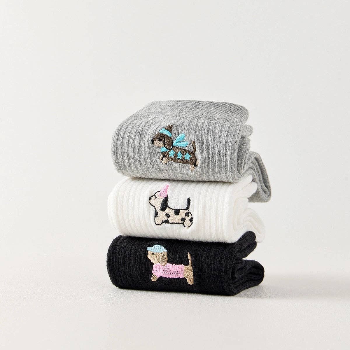 🐶 Sausage Dog Love – 3er Socken-Set