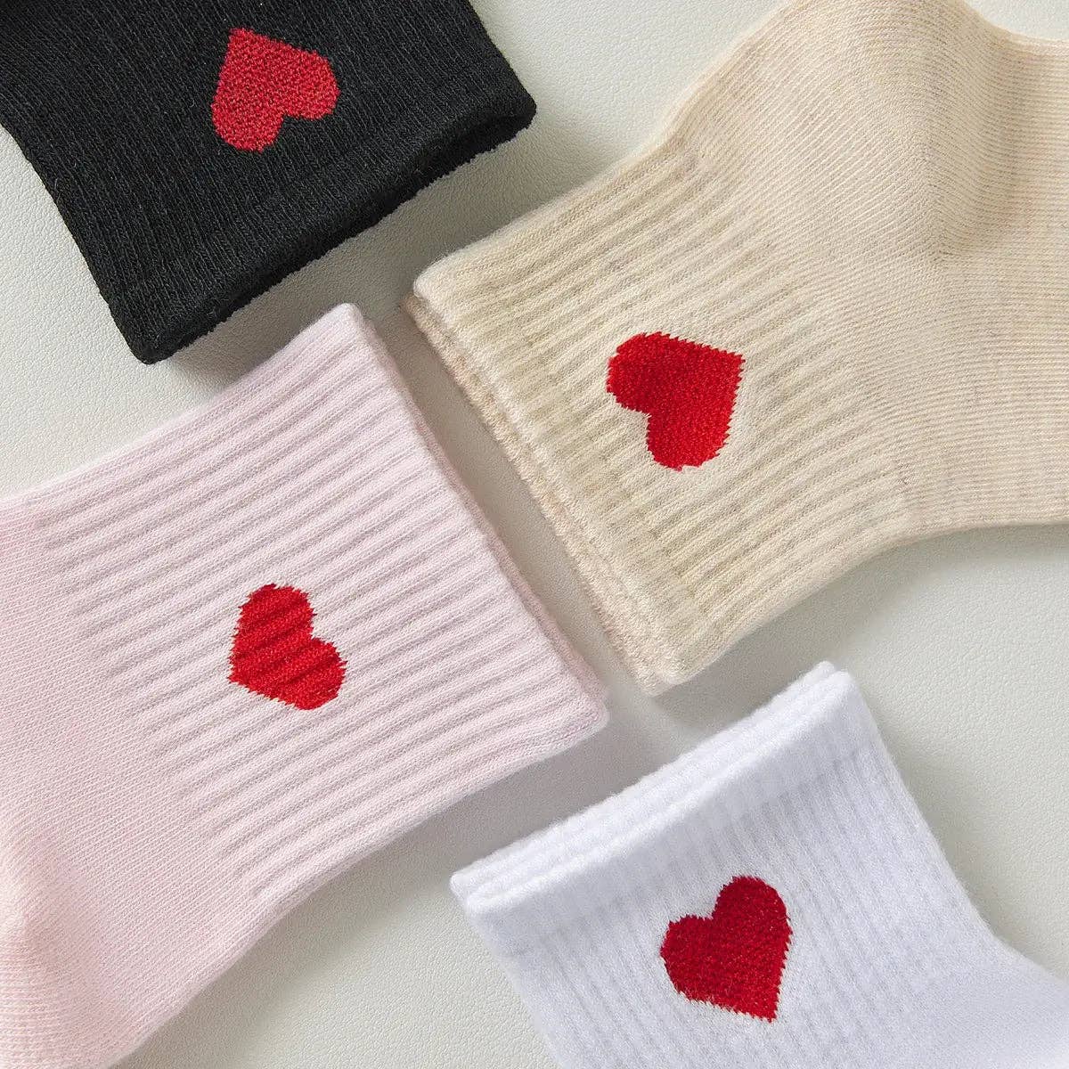 ❤️ Love Club - Damen Socken schwarz