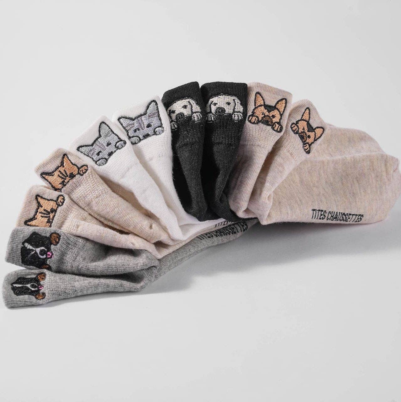 Pet Lovers - 5er Sneaker Socken-Set