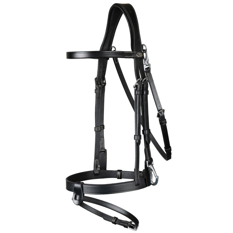 Glatte Trense mit kombiniertem Reithalfter WORKING Collection